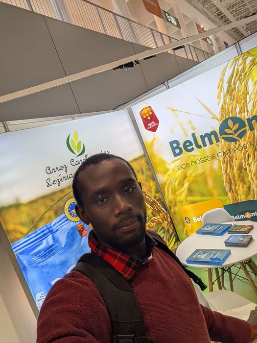Agricultural trade fair, rice and grain product stands, 2026
