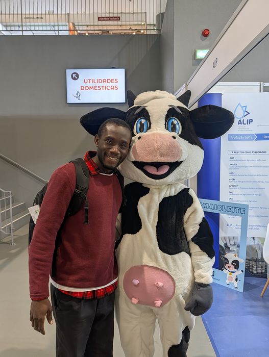 Dairy trade fair with the ALIP cow mascot, 2026