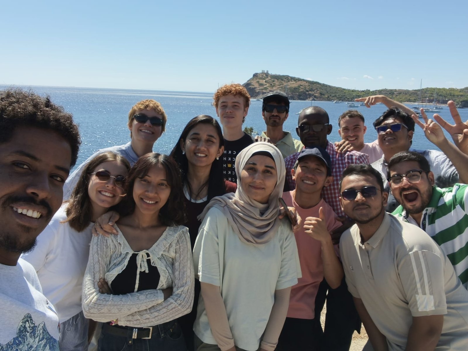 Group photo, Cape Sounion, Greece, 2026